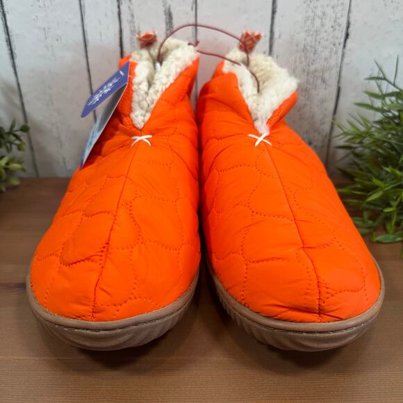 Dearfoams Men's Warm Up Bootie House Shoe Boot Slipper Size M (9/10) - Picture 4 of 8